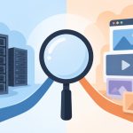 Lupa mezi serverem a webovou stránkou při hledání příčiny pomalého webu